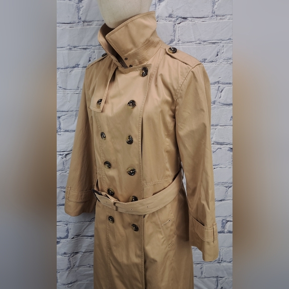 London Fog Heritage Women's Trench Coat Belted Size XL - Picture 11 of 16